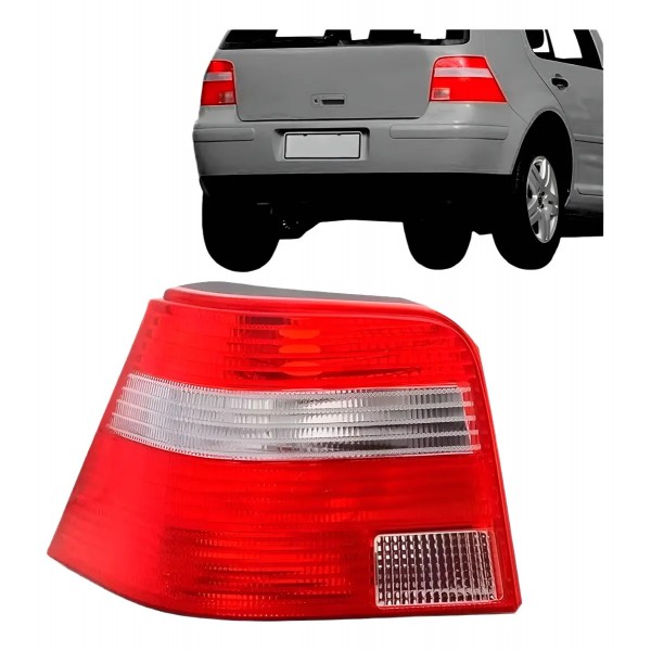 Lanterna Traseira Golf 1998/2006 Com Pisca Cristal Promoção