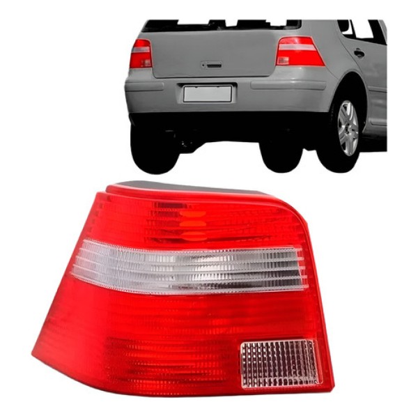 Lanterna Traseira Golf 1998/2006 Com Pisca Cristal Promoção