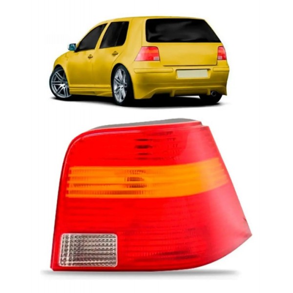 Lanterna Traseira Golf 1998 99 00 01 02 03 A 2006 Tricolor