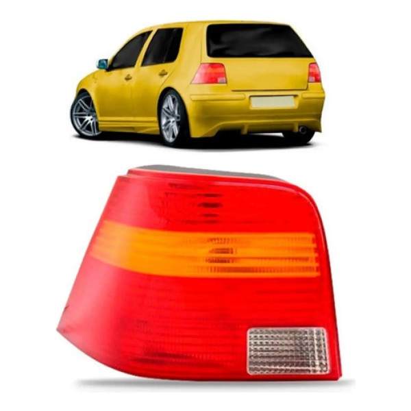 Lanterna Traseira Golf 1998 99 00 01 02 03 A 2006 Tricolor