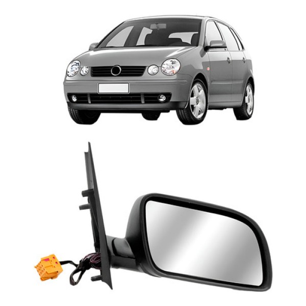 Retrovisor Polo 2003 04 05 06 07 08 2009 Eletrico C/ Pisca