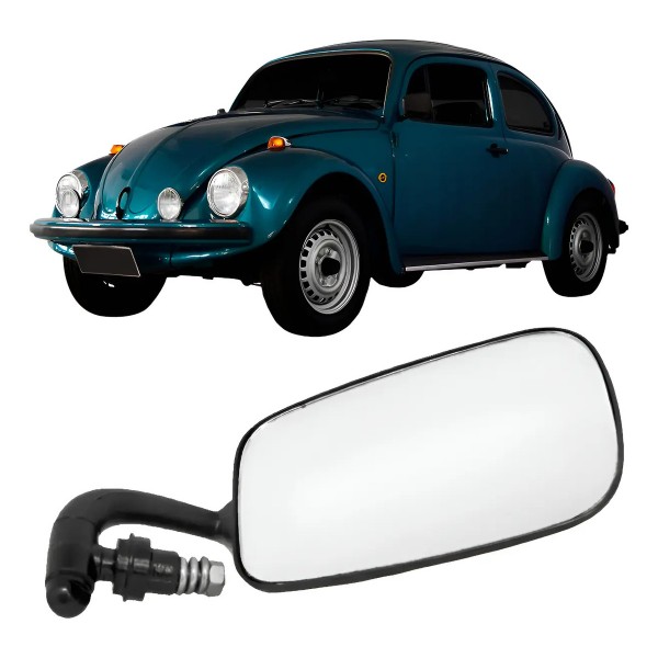 Retrovisor Universal Fusca 1978 1979 1980 1981 A 1996 Preto