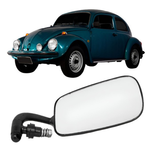 Retrovisor Universal Fusca 1978 1979 1980 1981 A 1996 Preto