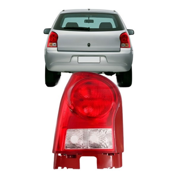 Lanterna Traseira Gol G4 2004 2005 2006 2007 2008 Bicolor