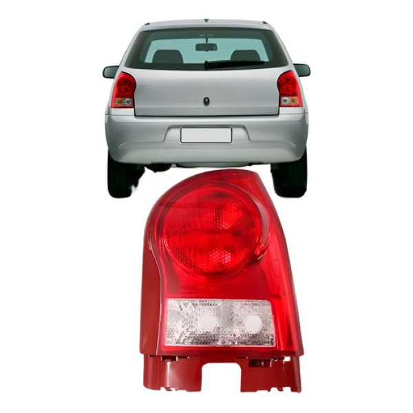 Lanterna Traseira Gol G4 2004 2005 2006 2007 2008 Bicolor