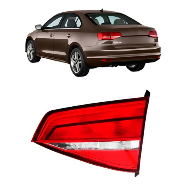 Lanterna Traseira Mala Jetta 2015 A 2018