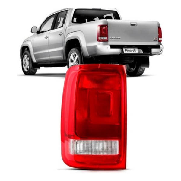 Lanterna Traseira Amarok 2010 A 2014 S/ Luz Neblina Cristal
