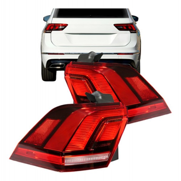 Sinaleira Traseira Tiguan 2016 2017 2018 2019 Canto Com Led