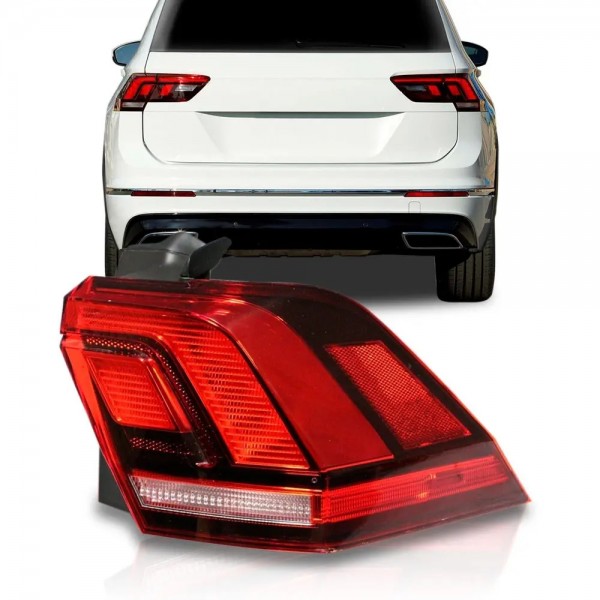Lanterna Traseira Tiguan 2018 2019 Canto Com Led
