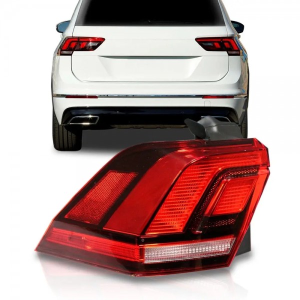 Lanterna Traseira Tiguan 2018 2019 Canto Com Led