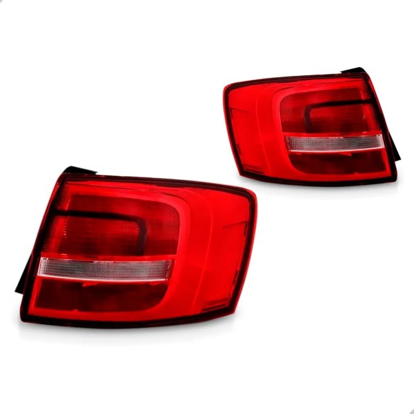 Par Lanterna Traseira Jetta 2016 2017 2018 Com Led Ambos Lados