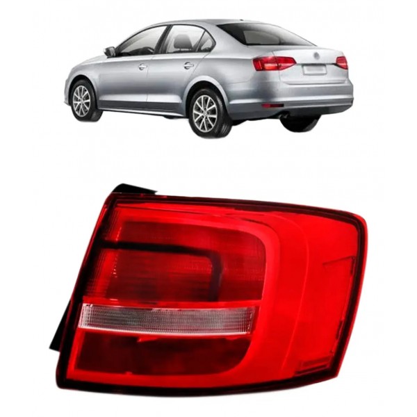 Lanterna Traseira Jetta 2016 2017 2018 Com Led