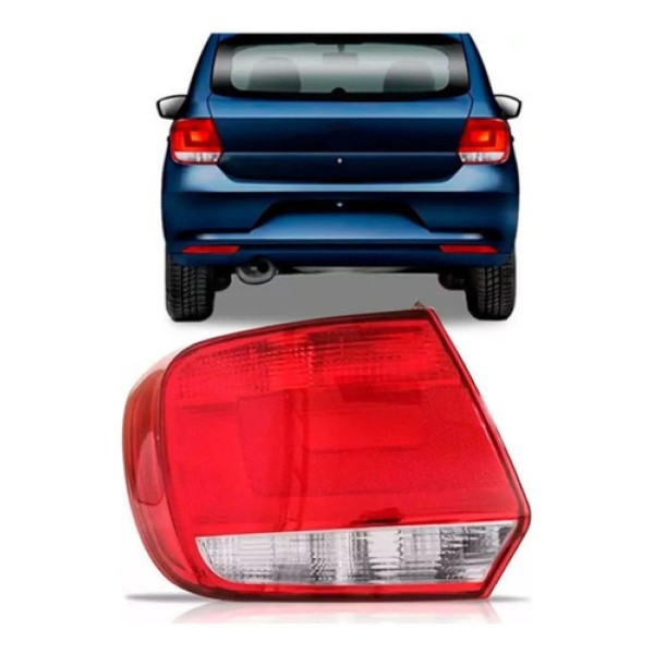 Lanterna Traseira Gol G6 2013 2014 2015 2016 Cristal Valeo