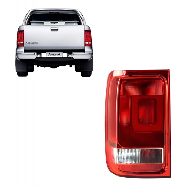 Sinaleira Traseira Amarok 10 11 12 13 14 Com Luz Neblina