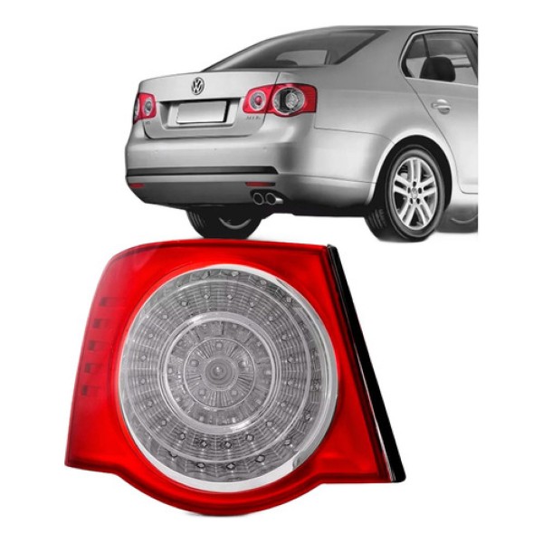 Lanterna Traseira Jetta 2007 2008 2009 2010 Canto Sedan