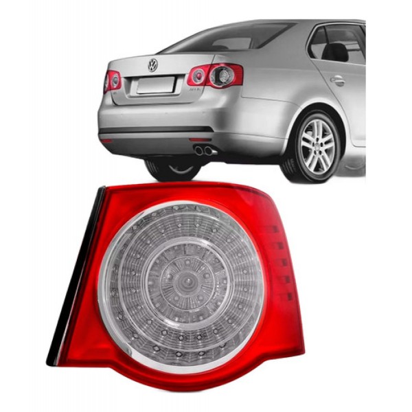 Lanterna Traseira Jetta 2007 2008 2009 2010 Canto Sedan