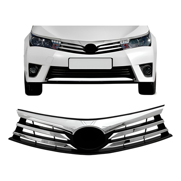 Grade Radiador Toyota Corolla 2014 2015 2016 Preto Preto