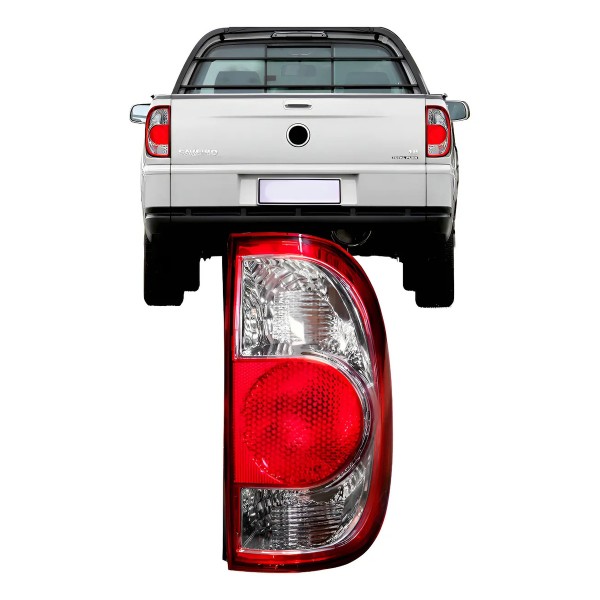 Lanterna Traseira Vw Saveiro G4 2006 2007 08 A 2012 Cristal