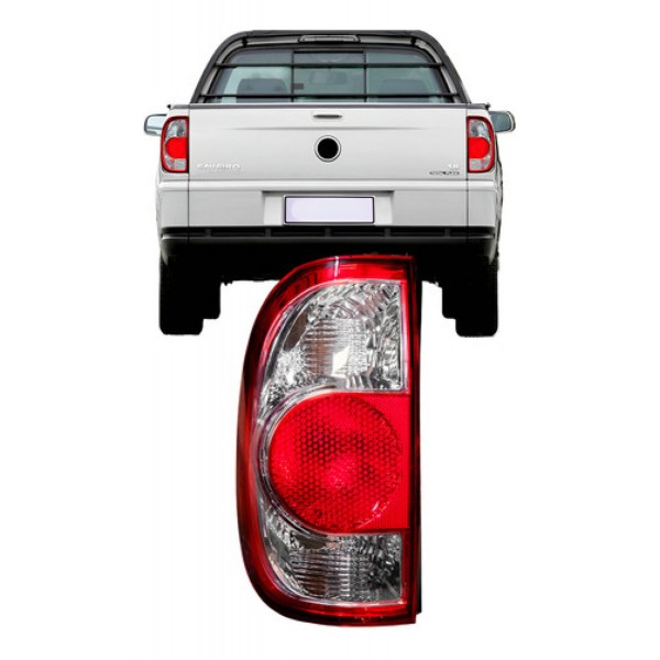 Lanterna Traseira Vw Saveiro G4 2006 2007 08 A 2012 Cristal