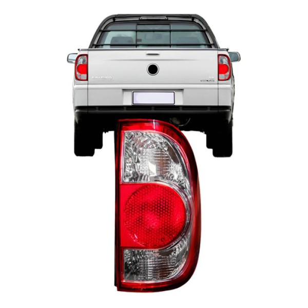 Lanterna Traseira Vw Saveiro G4 2006 2007 08 A 2012 Cristal