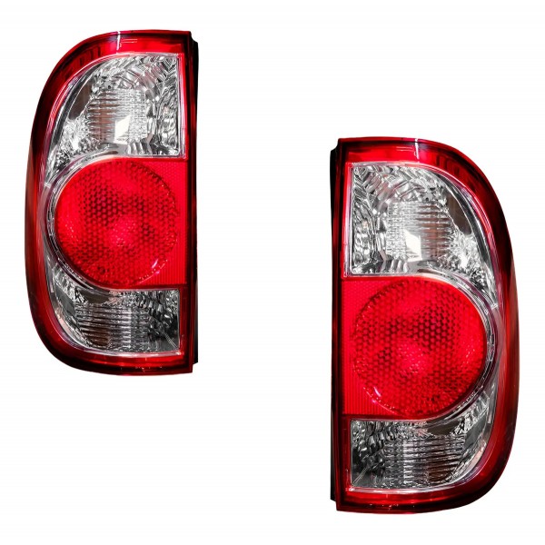 Par Lanterna Traseira Vw Saveiro G4 2006 2007 A 2012 Cristal Ambos Lados Cristal