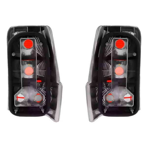 Par Lanterna Traseira Quantum 1998 1999 2000 2001 Bicolor Ambos Lados Vermelho