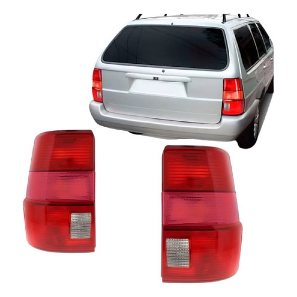 Sinaleira Traseira Quantum 1998 1999 2000 01 Bicolor Oferta