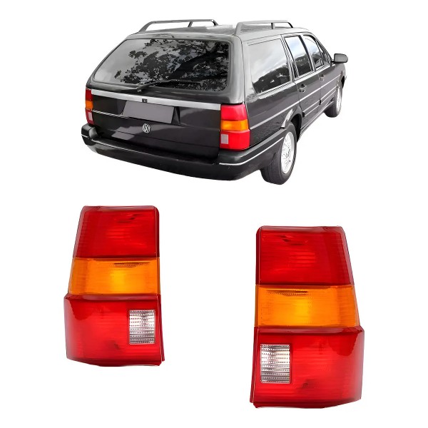Par Sinaleira Traseira Quantum 1992 93 94 95 1996 Tricolor Ambos Lados Tricolor