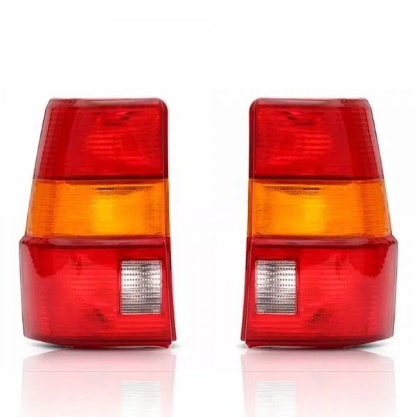 Par Lanterna Traseira Quantum 1992 93 94 95 1996 Tricolor Ambos Lados Tricolor