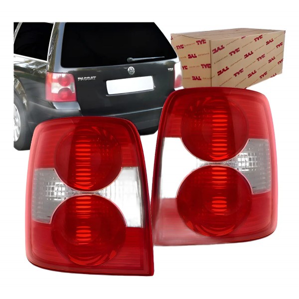 Par Lanterna Passat Alemão 2001 2002 2003 04 2005 Modelo Sw Vermelho