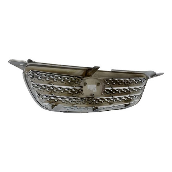 Grade Central Corolla Xei 2005 A 2008 Colmeia Com Friso Cinza