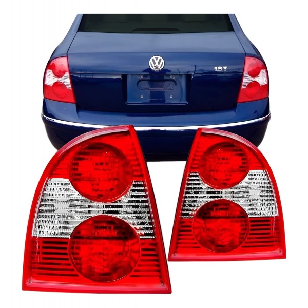 Par Lanterna Traseira Passat 2001 2002 2003 2004 2005 Tyc Ambos Lados Vermelho