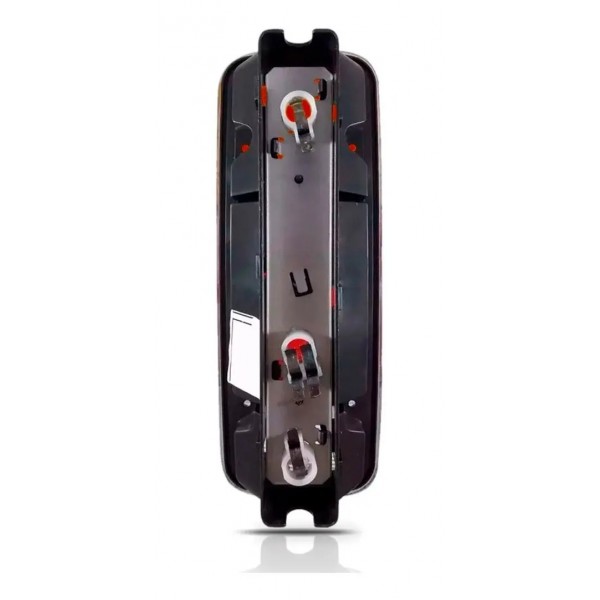 Lanterna Traseira Kombi Clipper 1975/2009 Vermelha Completa- Vermelho
