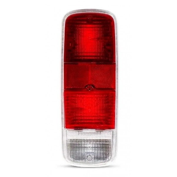 Lanterna Traseira Kombi Clipper 1975/2009 Vermelha Completa- Vermelho