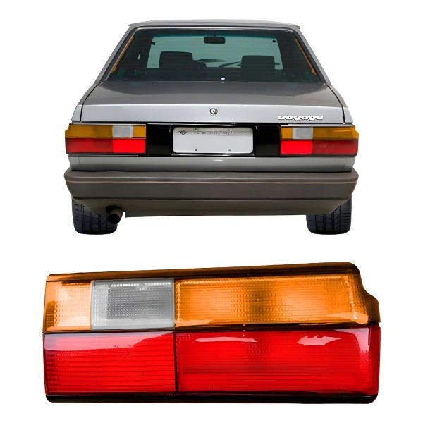 Lanterna Traseira Voyage 1991 92 93 A 1996 S/soquete Ambar