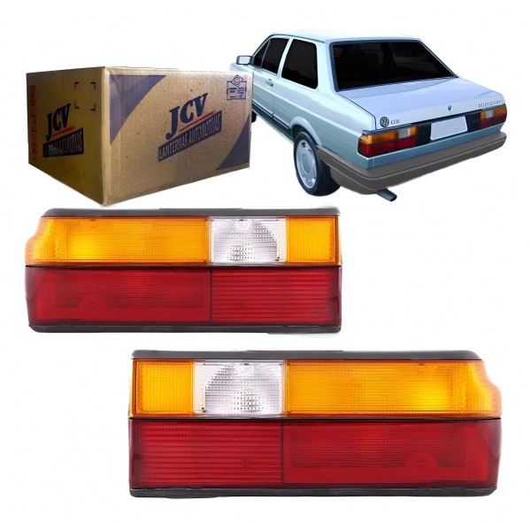 Par Lanterna Voyage 1991 92 93 94 1995  Tricolor Jcv Ambos Lados Vermelho