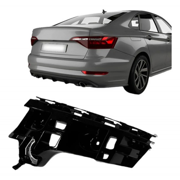 Suporte Guia Parachoque Traseiro Jetta 2019 2020 2021 2022