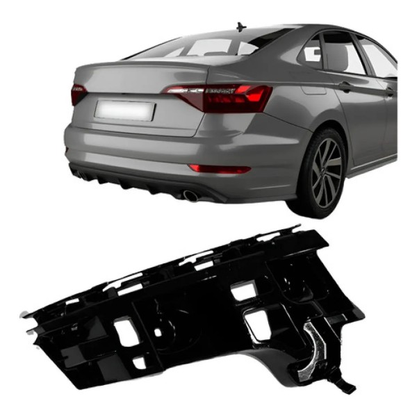 Suporte Guia Parachoque Traseiro Jetta 2019 2020 2021 2022