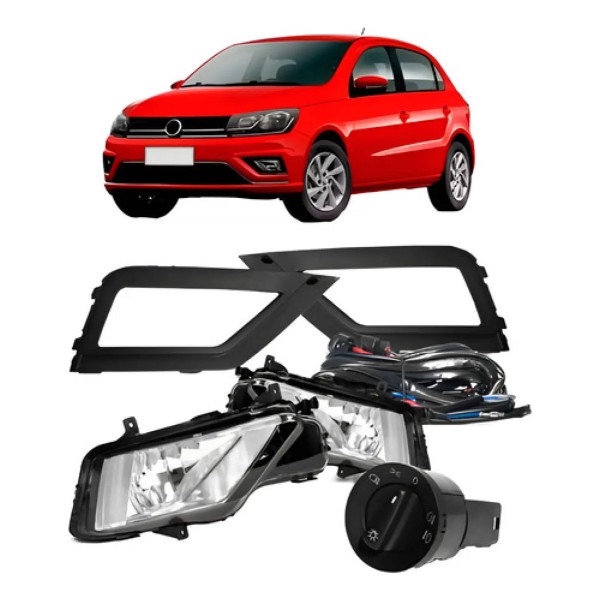 Kit Farol Milha Gol G8 2018 2019 2020 2021 2022
