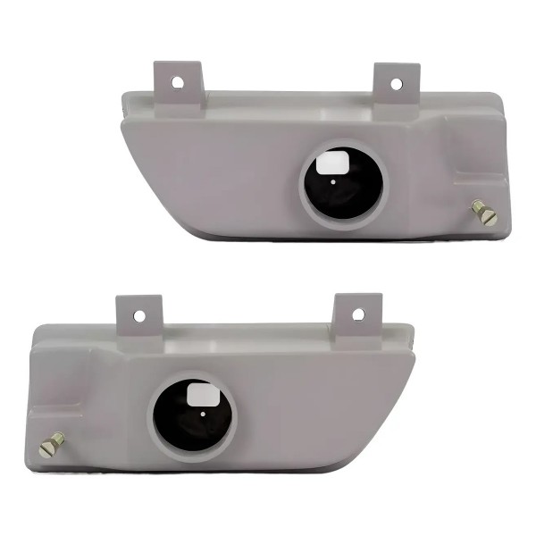 Kit Farol Auxiliar Gol Parati Saveiro Voyage Quadrado 87/97 Transparente