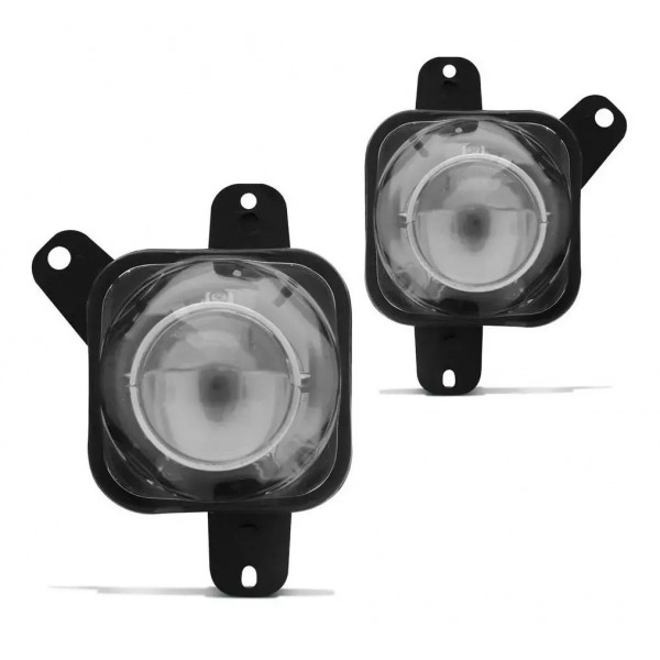 Kit Farol Auxiliar Gol Parati Saveiro G3 1999 À 2003 Fase 2 Transparente