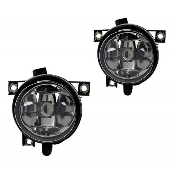 Kit Farol Milha Auxiliar Neblina Polo 2003 À 2006 Com Grade