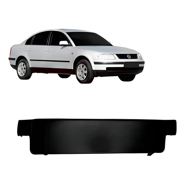 Aplique Suporte Placa Dianteira Passat 1997 1998 1999 2000 Preto