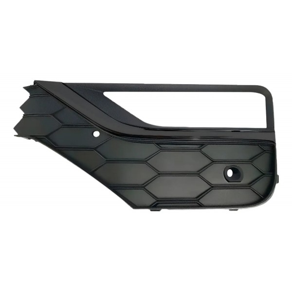 Tela Moldura Lateral Amarok 2017/2019 C/ Furo Com Sensor Preto Esquerdo