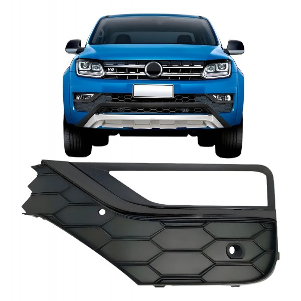 Tela Moldura Lateral Amarok 2017/2019 C/ Furo Para Sensor
