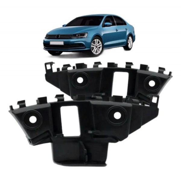 Par Guia Suporte Parachoque Jetta 10 11 12 13 A 15 Dianteiro