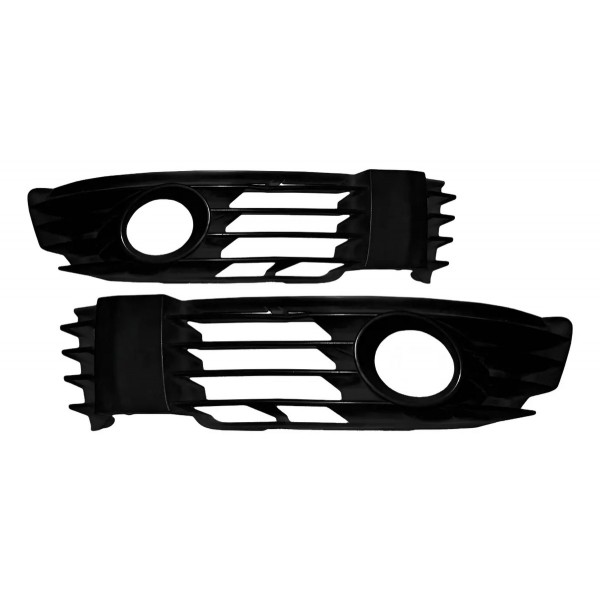 Par Garde Moldura Milha Passat 2001 02 03 04 2005 Com Furo Preto