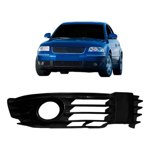 Grade Moldura Milha Passat 2001 2002 2003 2004 2005 Com Furo