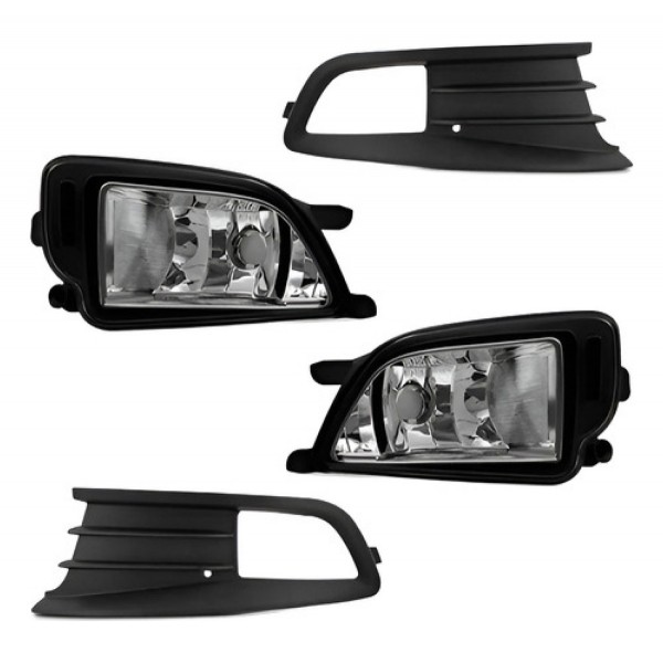 Kit Farol Milha Auxiliar Gol G6 2013 A 2016 C/botao S/tela