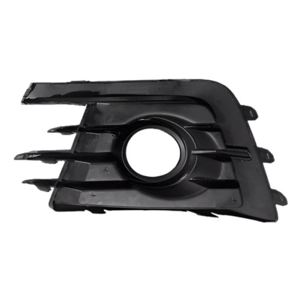 Par Grade Moldura Milha Gol Voyage G7 16 17 C/ Aro Cromado Preto